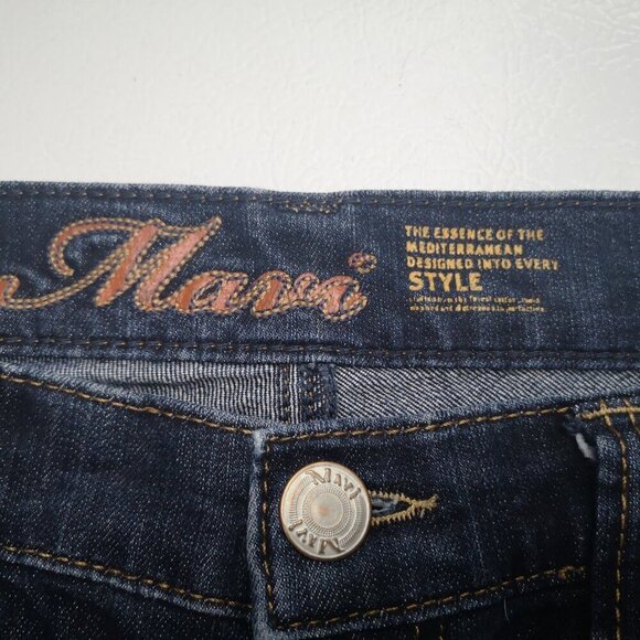Mavi Ladies Size 30 Waist Dark Wash Molly Regular Rise Classic Bootcut Jeans - Picture 3 of 14